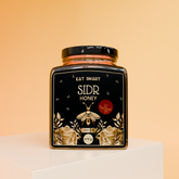 Sidr Honey (Small Bee) with Saffron – Premium Raw Sidr Honey Blend