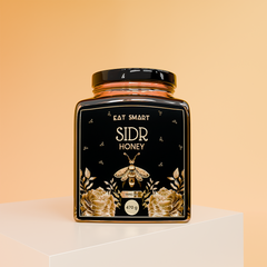 Sidr Honey (Small Bee) with Saffron – Premium Raw Sidr Honey Blend